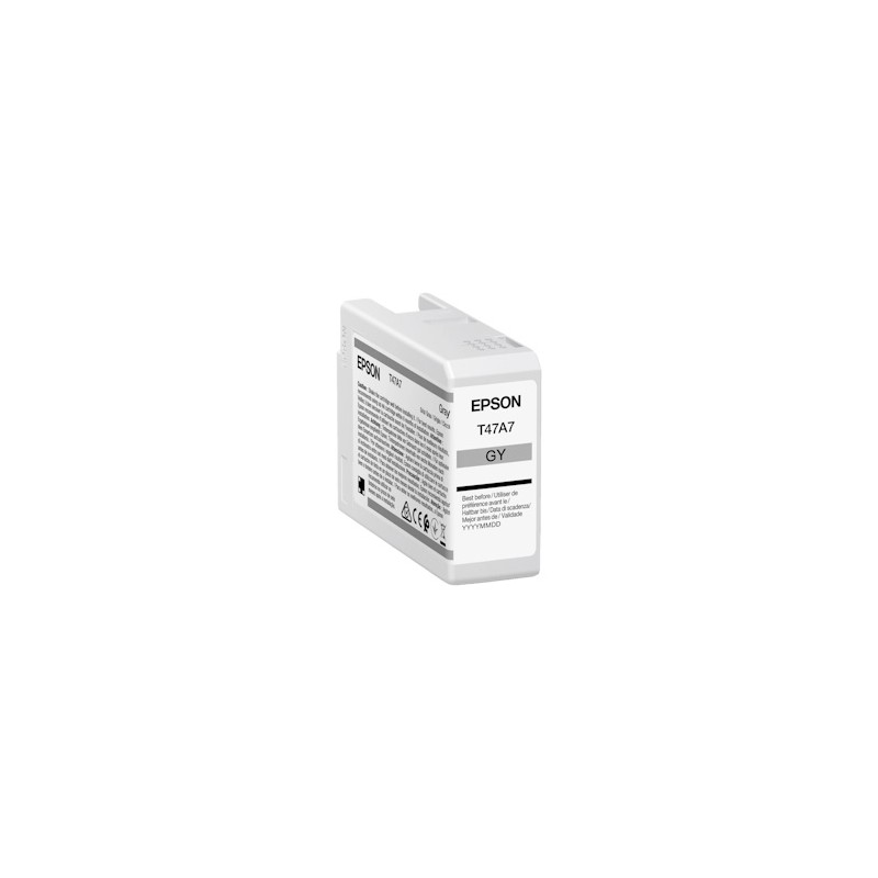 Epson Cartuccia D\'Inchiostro Grigio C13T47A700 T47A7 50Ml Originale Epson Cartuccia D\'Inchiostro Grigio C13T47A700 T47A7 50Ml Originale
