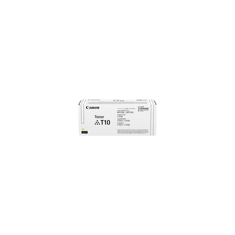 Canon Toner Giallo T10 Y 4563C001 10000 Copie Originale Canon Toner Giallo T10 Y 4563C001 10000 Copie Originale