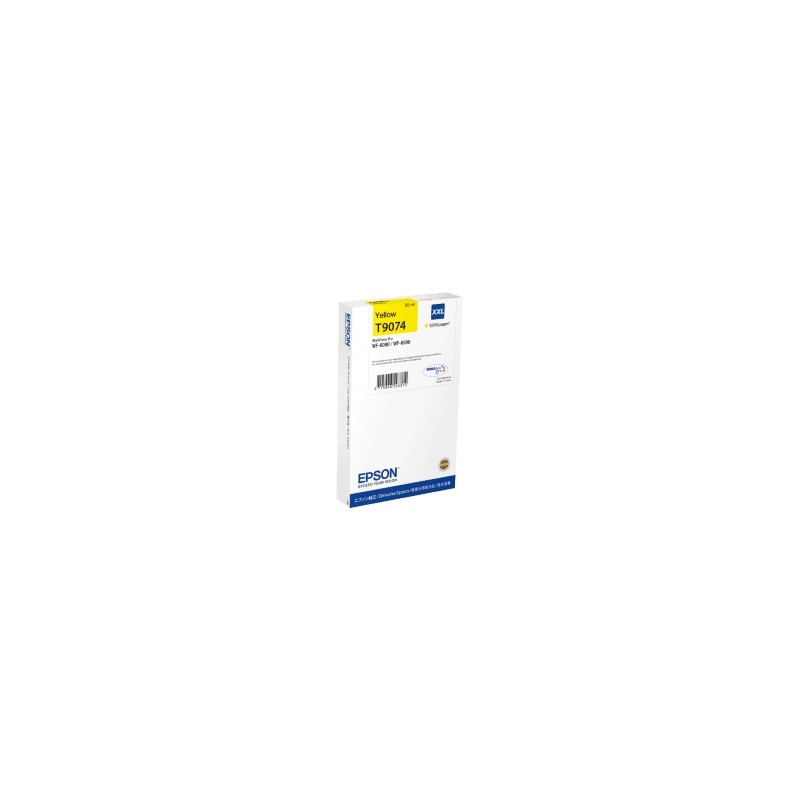 Epson Cartuccia D\'Inchiostro Giallo C13T90744N T9074 Xxl 7000 Copie 69Ml Originale Epson Cartuccia D\'Inchiostro Giallo C13T90744N T9074 Xxl 7000 Copie 69Ml Originale