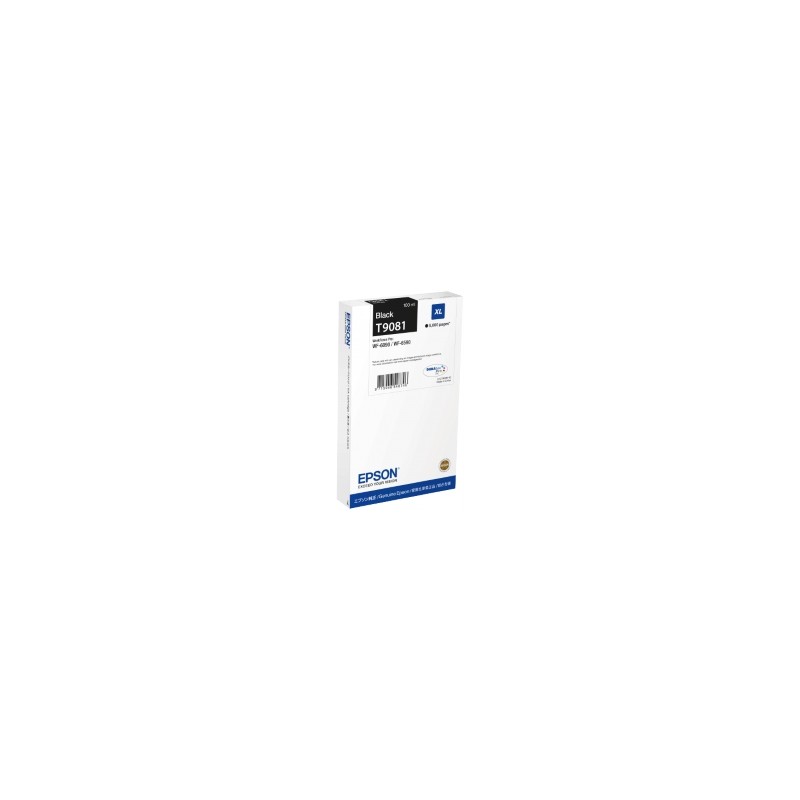 Epson Cartuccia D\'Inchiostro Nero C13T90814N T9081 Xl 5000 Copie 100Ml Originale Epson Cartuccia D\'Inchiostro Nero C13T90814N T9081 Xl 5000 Copie 100Ml Originale