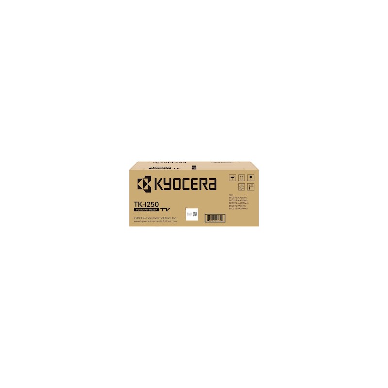 Kyocera Toner Nero Tk-1250 1T0C3H0Nl0 3000 Copie Originale