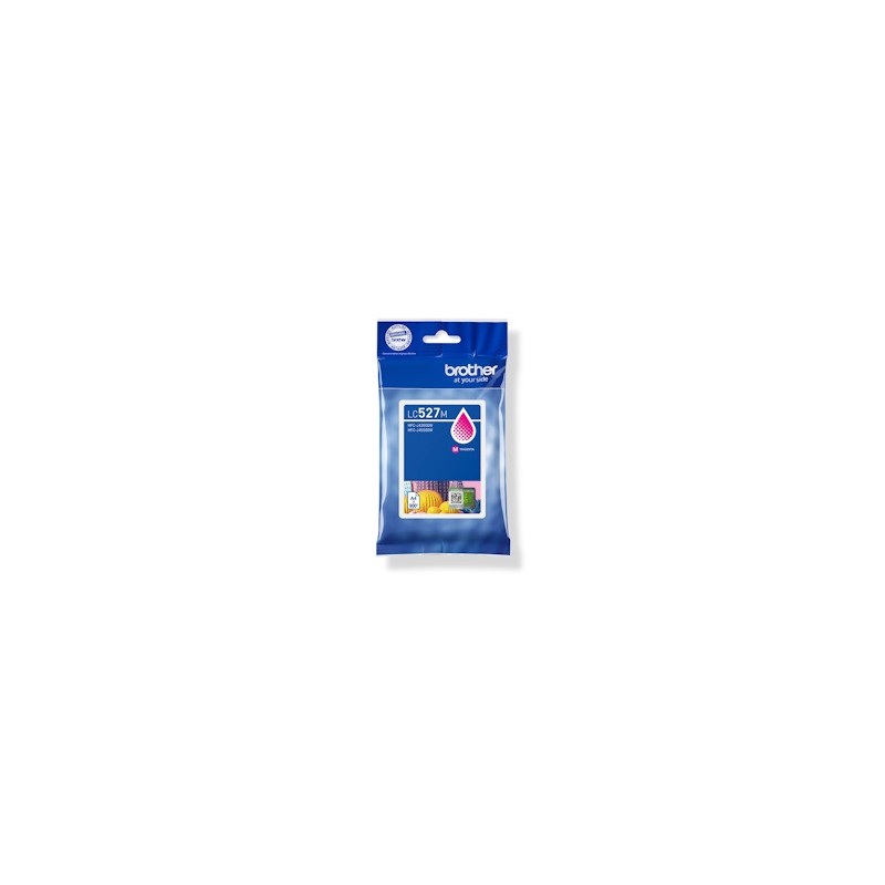 Brother Cartuccia D\'Inchiostro Magenta Lc527M Lc-527M 900 Copie Originale Brother Cartuccia D\'Inchiostro Magenta Lc527M Lc-527M 900 Copie Originale