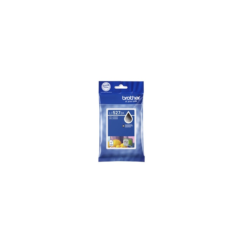 Brother Cartuccia D\'Inchiostro Nero Lc527Bk Lc-527Bk 1300 Copie Originale Brother Cartuccia D\'Inchiostro Nero Lc527Bk Lc-527Bk 1300 Copie Originale