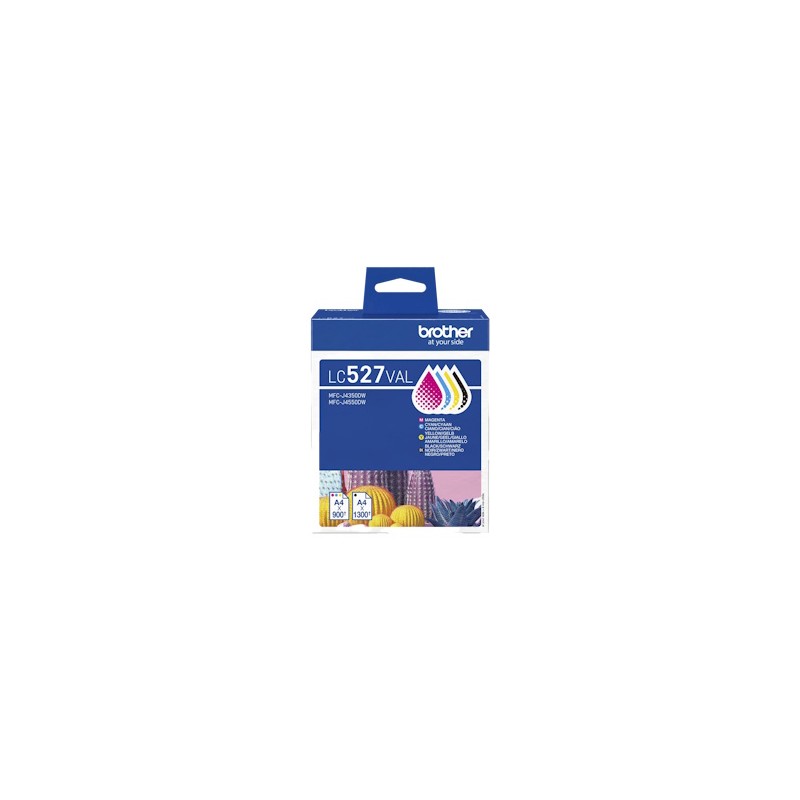 Brother Multipack Nero / Ciano / Magenta / Giallo Lc527Val Lc527Val 4000 Copie Originale