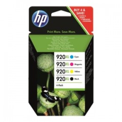 Hp Multipack nero / ciano / magenta / giallo C2N92Ae 920 Xl Cd972Ae + Cd973Ae + Cd974Ae +  Originale