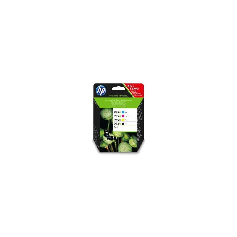 Hp Multipack Nero / Ciano / Magenta / Giallo X4E14Ae Mcvp 934Xl+935Xl 3475 Copie Originale Hp Multipack Nero / Ciano / Magenta / Giallo X4E14Ae Mcvp 934Xl+935Xl 3475 Copie Originale