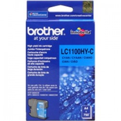Brother Cartuccia D\'Inchiostro ciano Lc1100Hyc Lc-1100Hy 750 Copie Originale