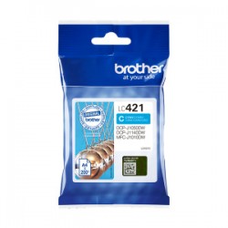 Brother Cartuccia D\'Inchiostro Ciano Lc421C Lc-421C 200 Copie Originale