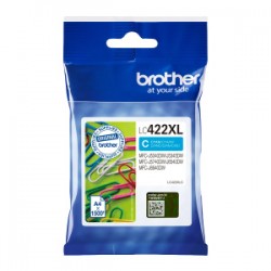 Brother Cartuccia D\'Inchiostro Ciano Lc422Xlc Lc-422Xlc 1500 Copie Originale