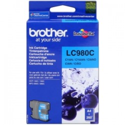 Brother Cartuccia D\'Inchiostro Ciano Lc980C Lc-980 260 Copie Originale