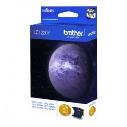 Brother Cartuccia D\'Inchiostro Giallo Lc1220Y Lc-1220 300 Copie Originale