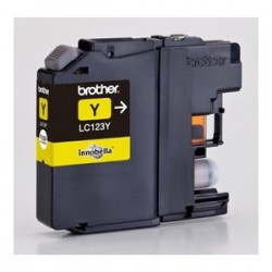 Brother Cartuccia D\'Inchiostro Giallo Lc123Y Lc-123 600 Copie Originale