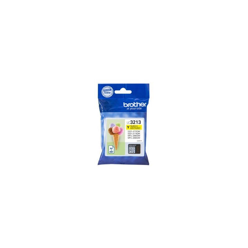 Brother Cartuccia D\'Inchiostro Giallo Lc3213Y Lc-3213 400 Copie Originale