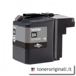 Brother Cartuccia D\'Inchiostro Nero Lc12Ebk Lc-12E 2400 Copie Originale