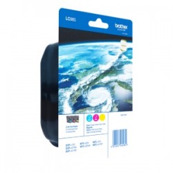 Brother Multipack ciano / magenta / giallo Lc-985-C M Y Lc985Rbwbpdr 3 Cartucce D\'Inchiost Originale