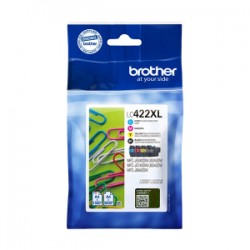 Brother Multipack Nero / Ciano / Magenta / Giallo Lc-422Xl Lc422Xlval 7500 Copie Originale