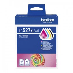 Brother Multipack Nero / Ciano / Magenta / Giallo Lc527Xlval Lc527Xlval 9000 Copie Originale