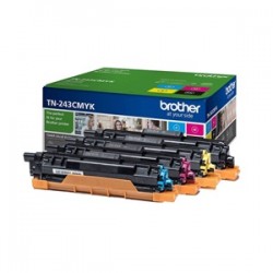 Brother Multipack Nero / Ciano / Magenta / Giallo Tn-243Cmyk 4000 Copie Originale