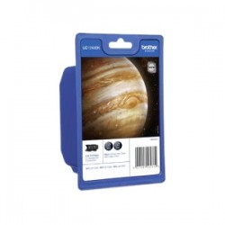 Brother Multipack Nero Lc-1240Bk Lc1240Bkbp2Dr 2 Cartucce D\'Inchiostro Originale