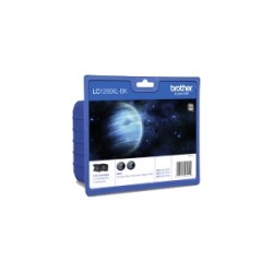 Brother Multipack nero Lc-1280Xl-Bk Lc1280Xlbkbp2Dr 2 Cartucce D\'Inchiostro Lc-1280Xlbk Originale