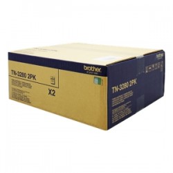 Brother Multipack Nero Tn-3280 2Pack 16000 Copie Double Pack 8.000 Pagine Originale