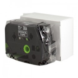 Brother Nastro Bianco Su Trasparente Ste-161 St-161 36 Mm X 3 M, Non Laminato, Nastro Con  Originale