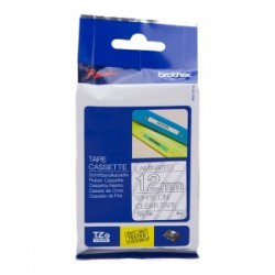 Brother Nastro Bianco Su Trasparente Tze-135 Tze-135 12 Mm X 8 M, Laminato Originale
