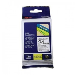 Brother Nastro Nero Su Bianco Tze-251 Tz-251 24 Mm X 8 M, Laminato Originale