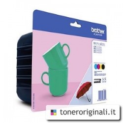 Brother Value Pack Nero / Ciano / Magenta / Giallo Lc-227Xl+Lc-225Xl Lc227Xlvalbpdr 4800 C Originale