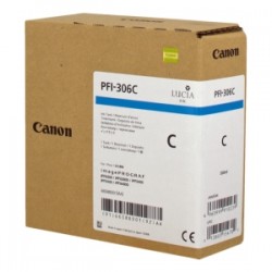 Canon Cartuccia D\'Inchiostro Ciano Pfi-306C 6658B001 330Ml Originale