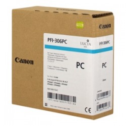 Canon Cartuccia D\'Inchiostro Cyanfoto Pfi-306Pc 6661B001 330Ml Originale
