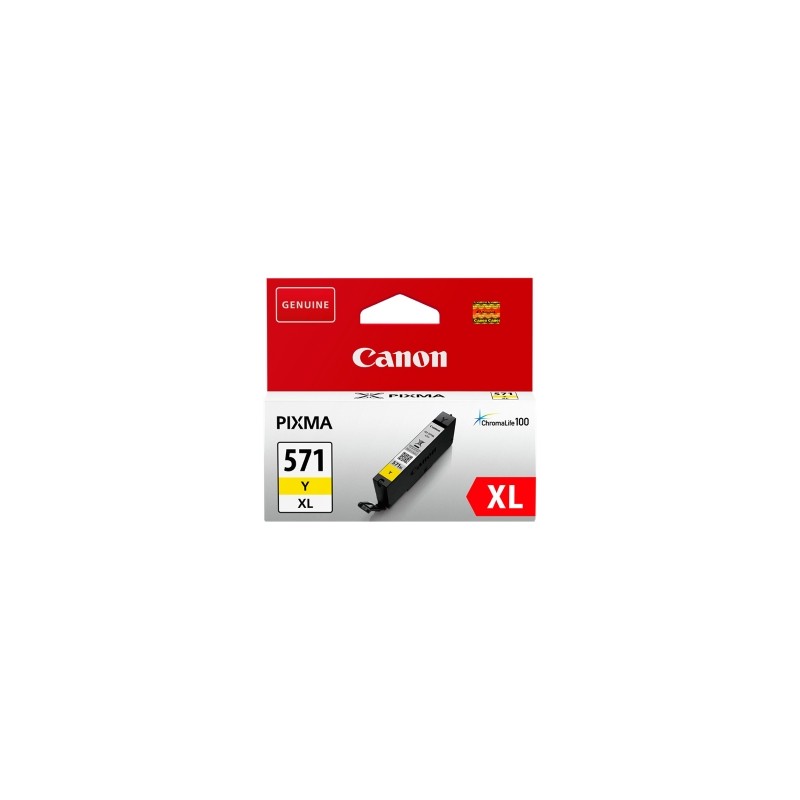 Canon Cartuccia D\'Inchiostro Giallo Cli-571Y Xl 0334C001 715 Copie 11Ml Xl Originale