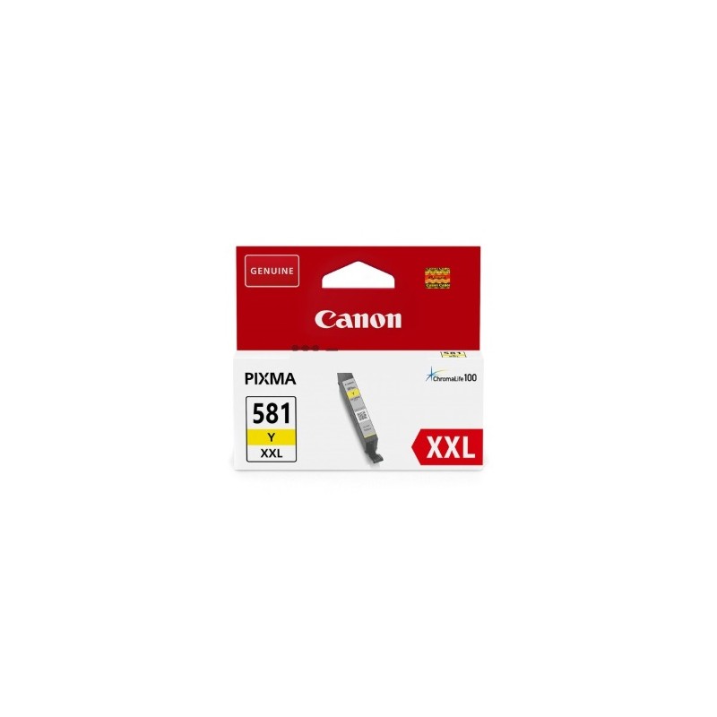 Canon Cartuccia D\'Inchiostro Giallo Cli-581Y Xxl 1997C001 824 Copie 11,7Ml Originale