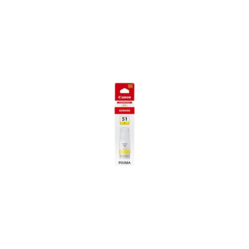 Canon Cartuccia D\'Inchiostro Giallo Gi-51Y 4548C001 7700 Copie 70Ml Originale