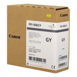 Canon Cartuccia D\'Inchiostro Grigio Pfi-306Gy 6666B001 330Ml Originale