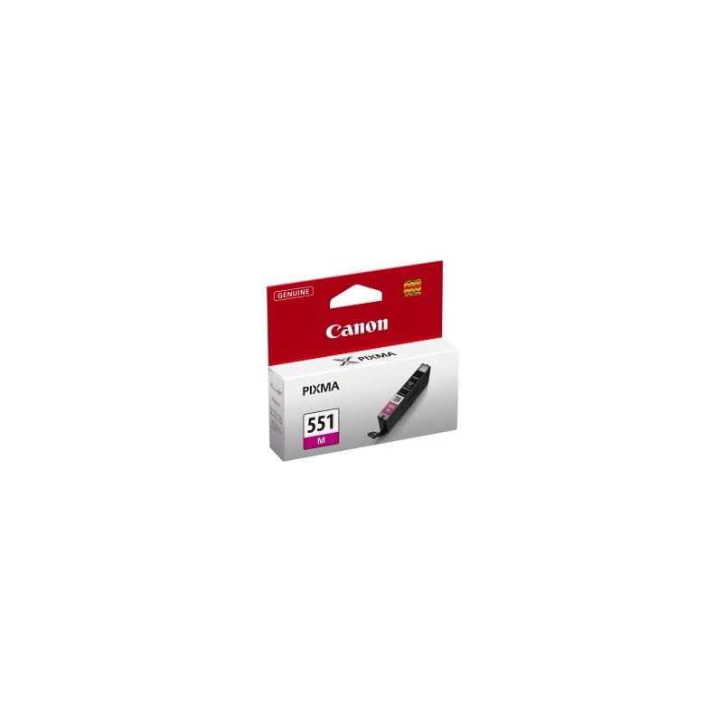 Canon Cartuccia D\'Inchiostro Magenta Cli-551M 6510B001 298 Copie 7Ml Originale
