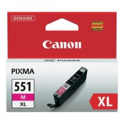 Canon Cartuccia D\'Inchiostro Magenta Cli-551M Xl 6445B001 660 Copie 11Ml Cartuccie Dâ´Inch Originale