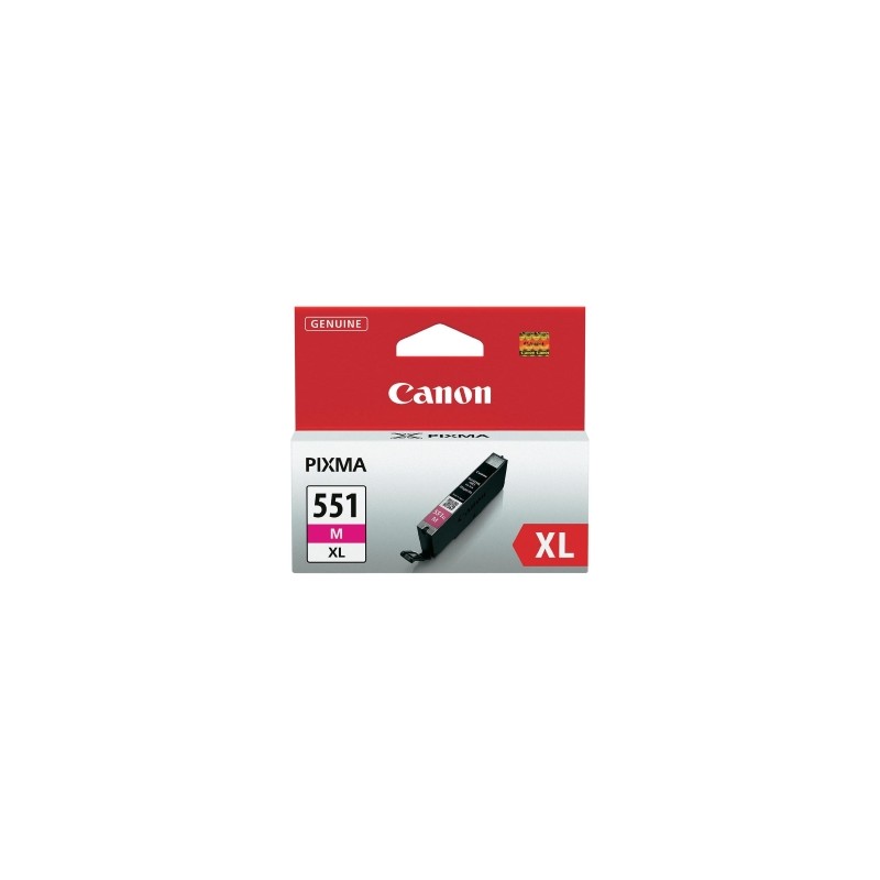 Canon Cartuccia D\'Inchiostro Magenta Cli-551M Xl 6445B001 660 Copie 11Ml Cartuccie Dâ´Inch Originale