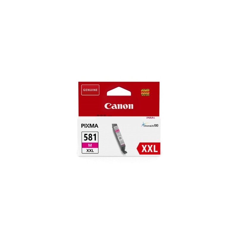 Canon Cartuccia D\'Inchiostro Magenta Cli-581M Xxl 1996C001 760 Copie 11,7Ml Originale