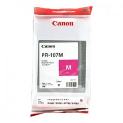Canon Cartuccia D\'Inchiostro Magenta Pfi-107M 6707B001 130Ml Originale