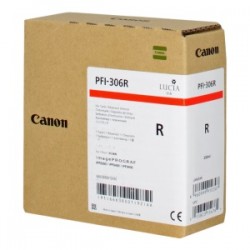 Canon Cartuccia D\'Inchiostro Rosso Pfi-306R 6663B001 330Ml Originale
