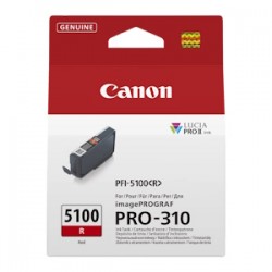Canon Cartuccia D\'Inchiostro Rosso Pfi-5100R 6958C001 14Ml Originale