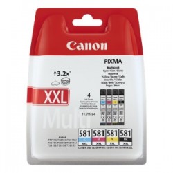 Canon Multipack nero / ciano / magenta / giallo Cli-581 Xxl 1998C005 Originale