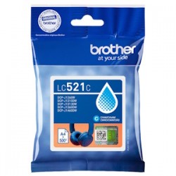 Brother Cartuccia D\'Inchiostro Ciano Lc521C Lc-521C 500 Copie Originale