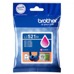 Brother Cartuccia D\'Inchiostro Magenta Lc521M Lc-521M 500 Copie Originale