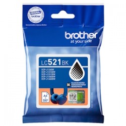 Brother Cartuccia D\'Inchiostro Nero Lc521Bk Lc-521Bk 500 Copie Originale