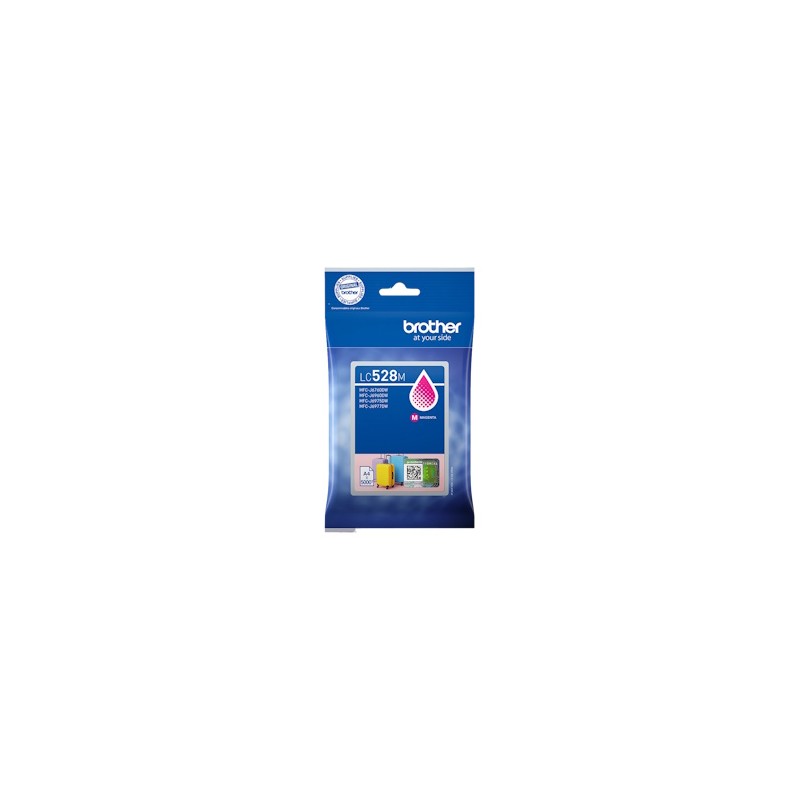 Brother Cartuccia D\'Inchiostro Magenta Lc528M Lc-528M 5000 Copie Originale